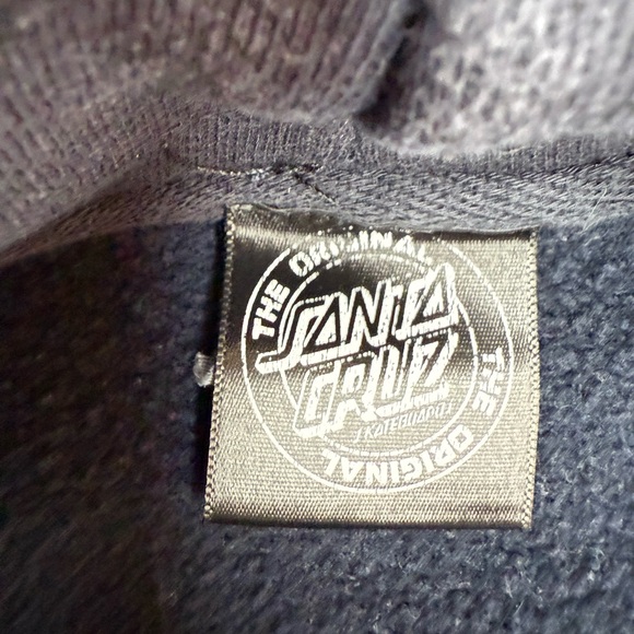 Navy Blue Santa Cruz Hoodie | Size M - Picture 7 of 7